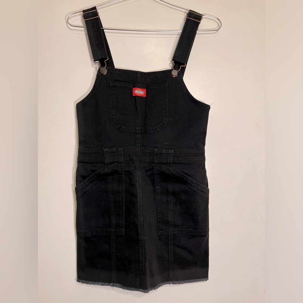 Dickies Black Overall Denim Dress